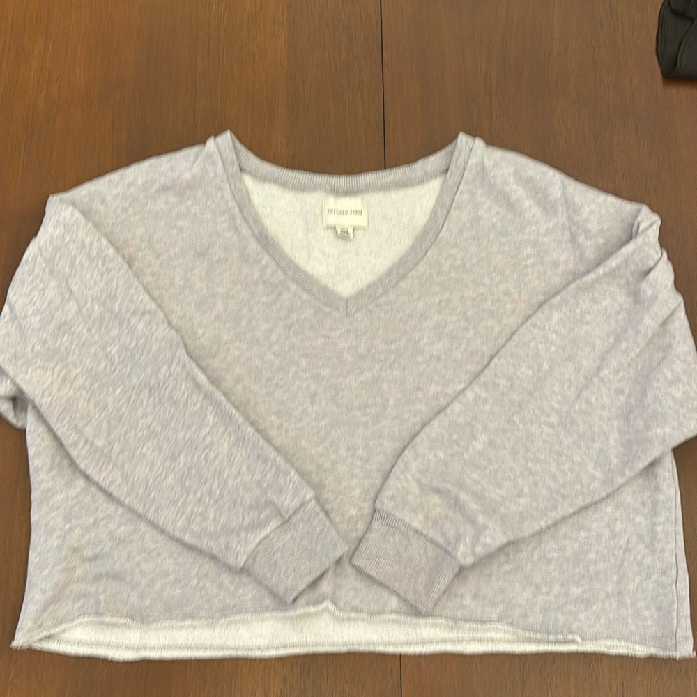 American Eagle cropped long sleeve sweatshirt